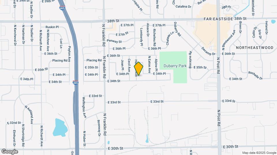 3407 Harvest Ave Map and Location Details