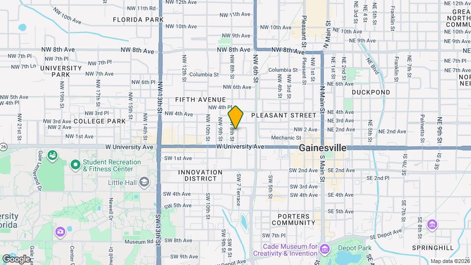110 NW 7th Terrace Map and Location Details