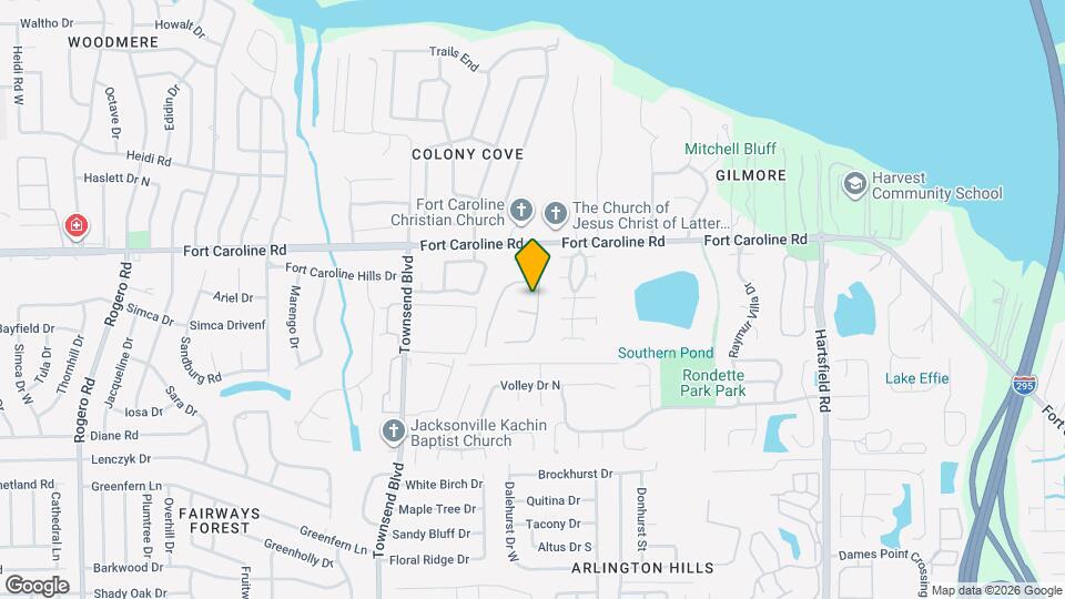 3622 Caroline Vale Blvd Mapa y Detalles de la Ubicación