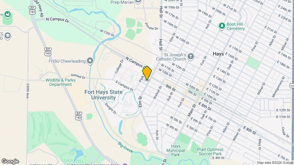 501 W 7th St Map and Location Details