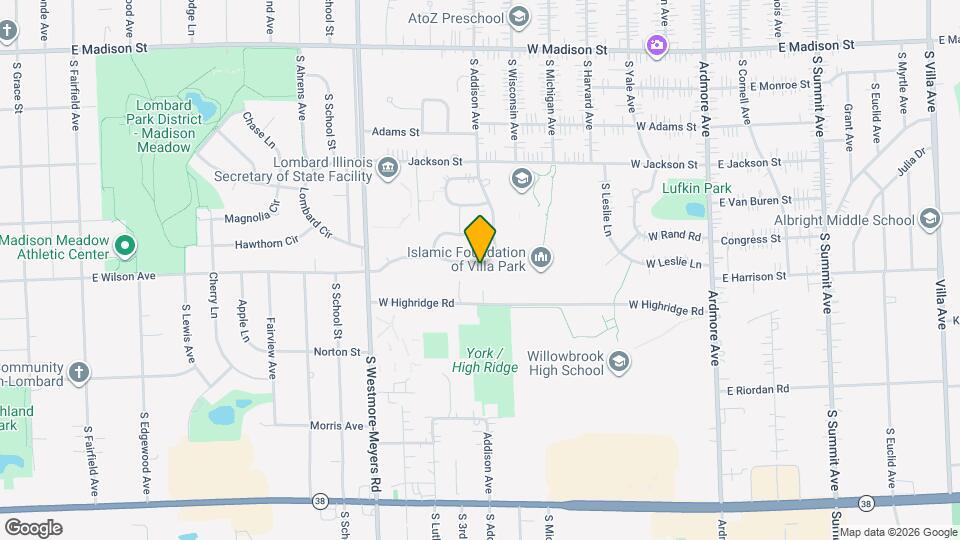 1159 E Addison Ave Map and Location Details