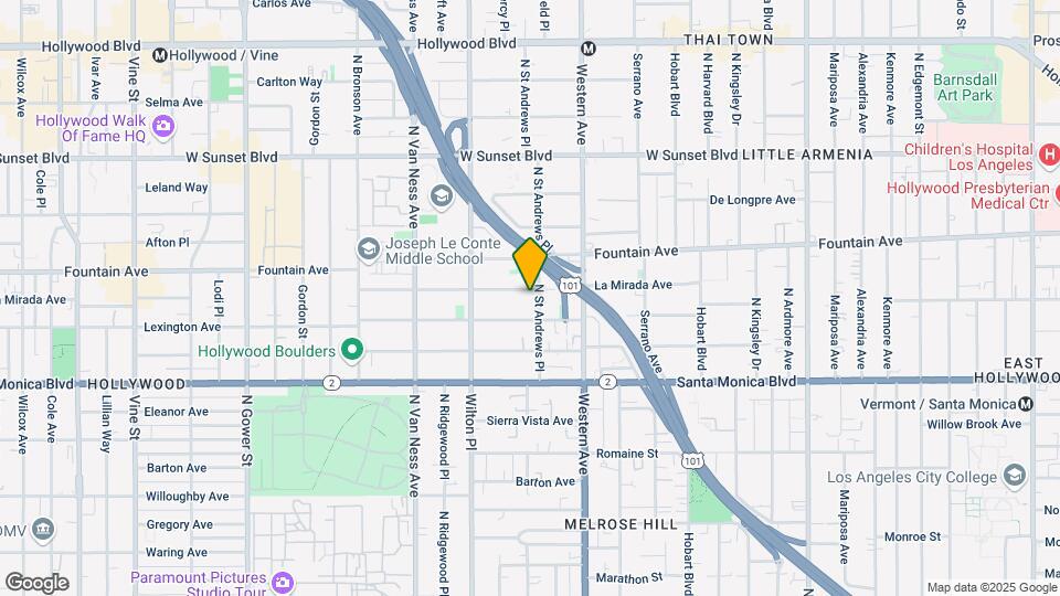 5608 W LA Mirada Ave Mapa y Detalles de la Ubicación