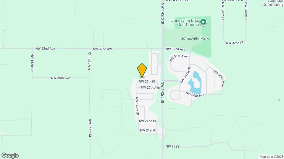 14636 NW 27th Pl Map and Location Details