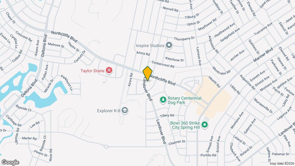 2613 Landover Blvd Map and Location Details