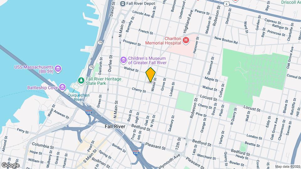 466 Locust St, Unit 2 Map and Location Details