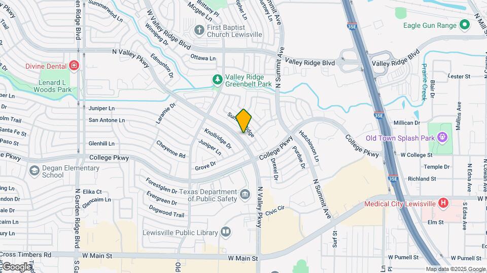 719 N Valley Pkwy Map and Location Details