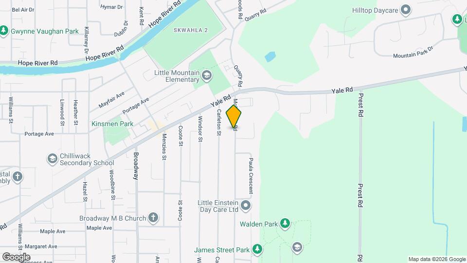 9705 McNaught Rd Map and Location Details