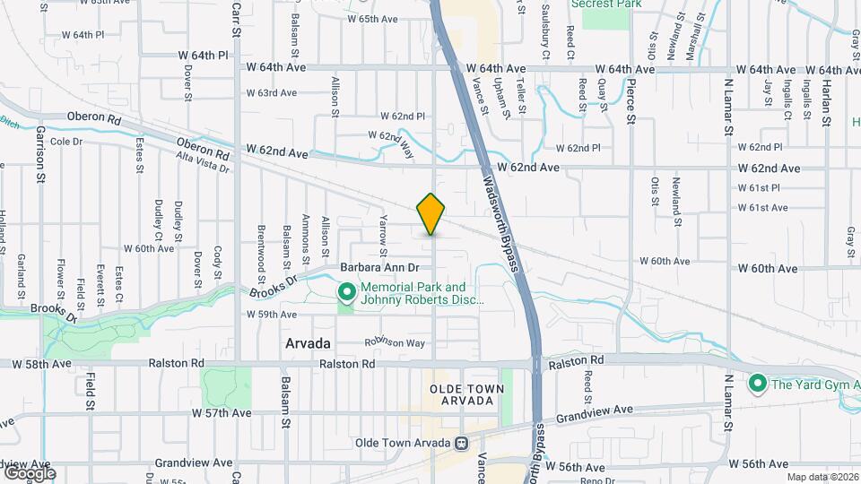 6055 Wadsworth Blvd, Unit A Mapa y Detalles de la Ubicación