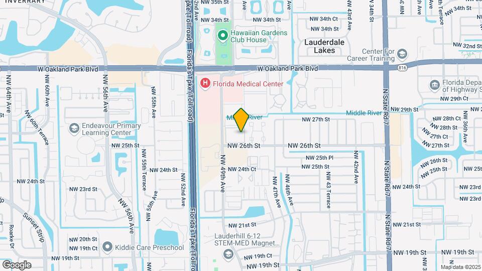 2601 NW 48th Terrace Map and Location Details