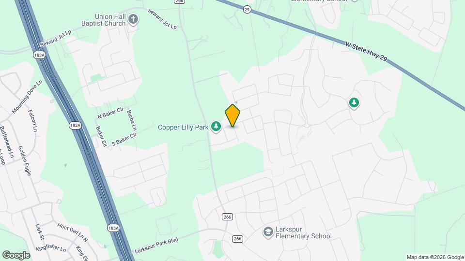 108 Greenthread Dr Map and Location Details