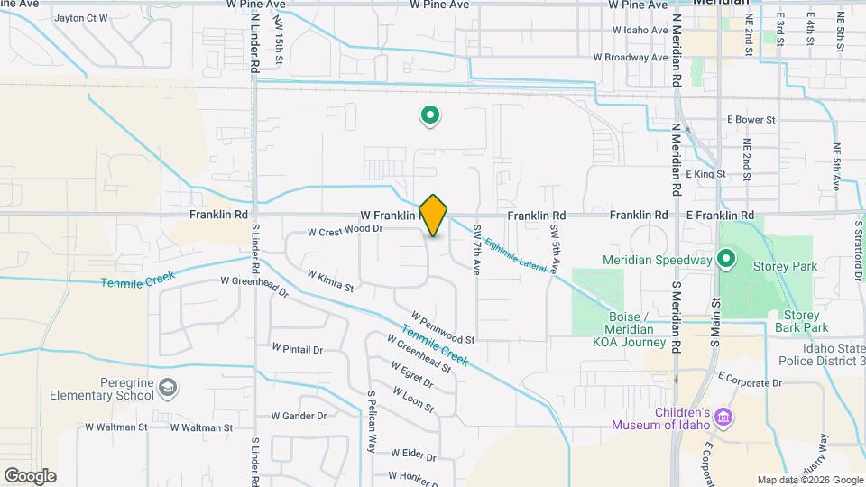 108 W Crest Wood Dr Map and Location Details