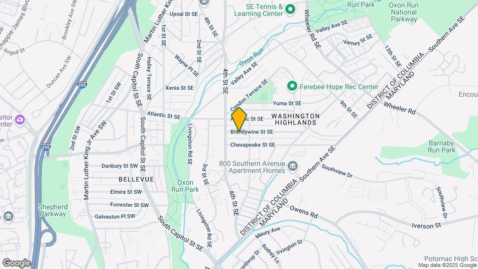 431 Brandywine St SE Mapa y Detalles de la Ubicación