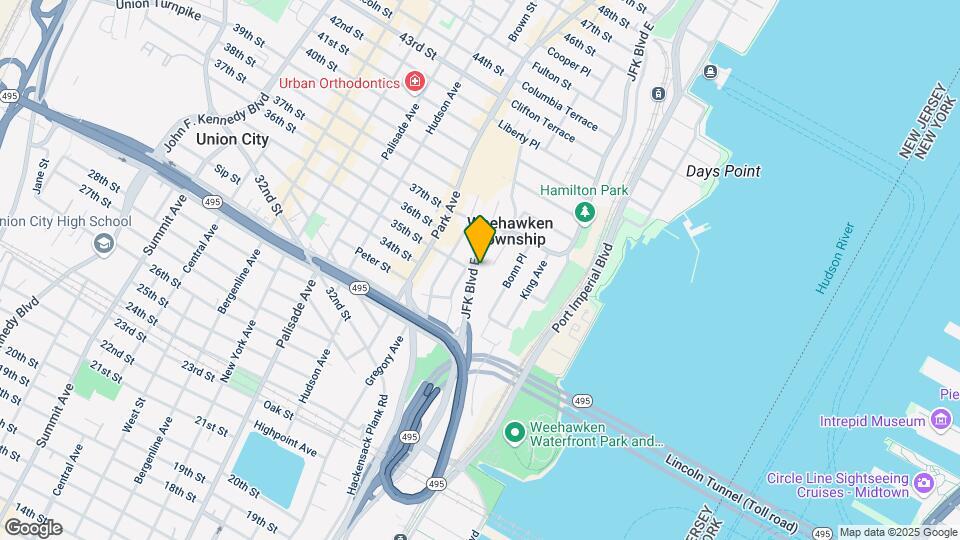 654 JFK Blvd E Map and Location Details