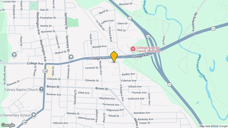 3303 Jackson St Map and Location Details