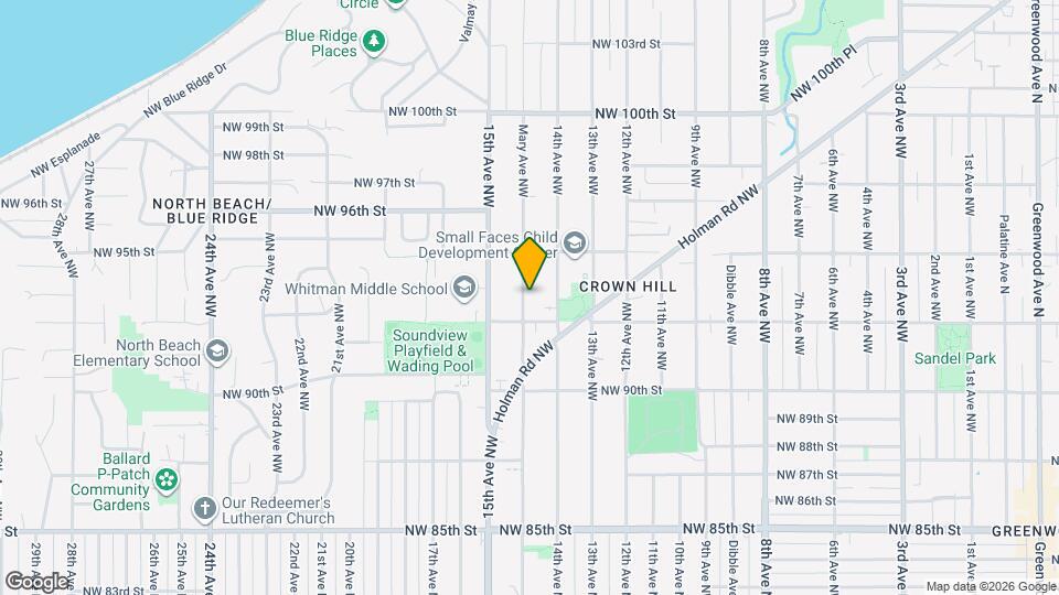 9222 Mary Ave NW Map and Location Details