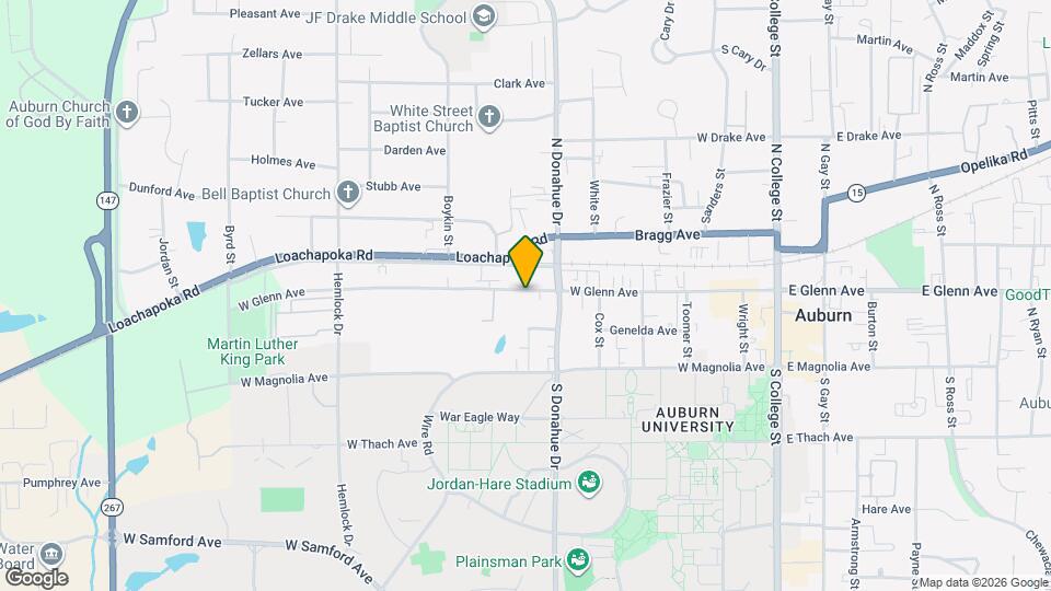 555 W Glenn Ave, Unit Village Green Apartment Mapa y Detalles de la Ubicación