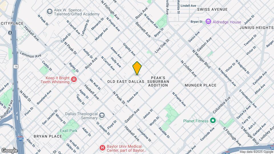 1207 Annex Ave Mapa y Detalles de la Ubicación