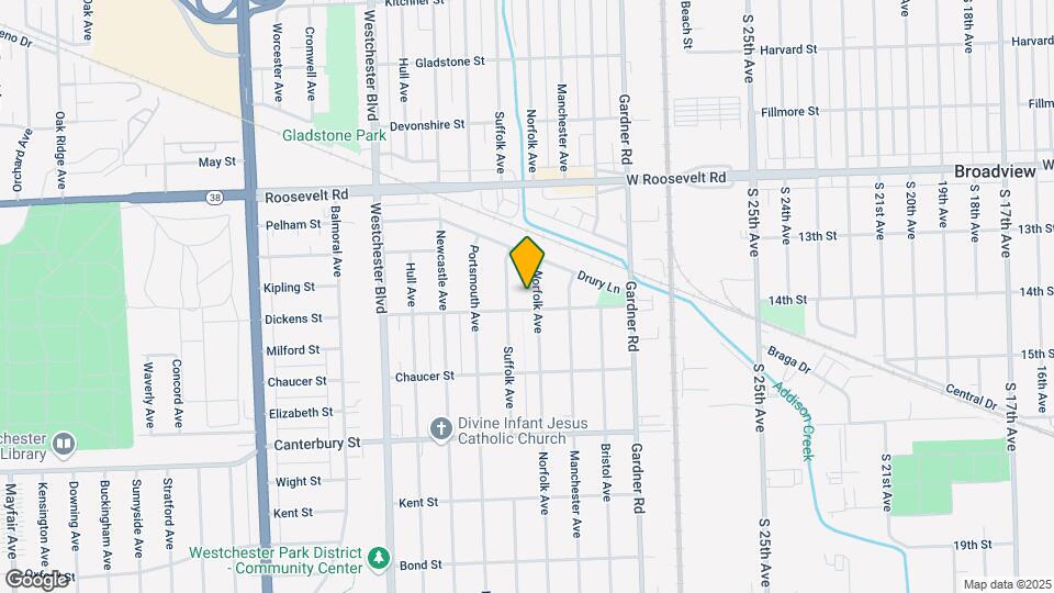 1346 Norfolk Ave Map and Location Details