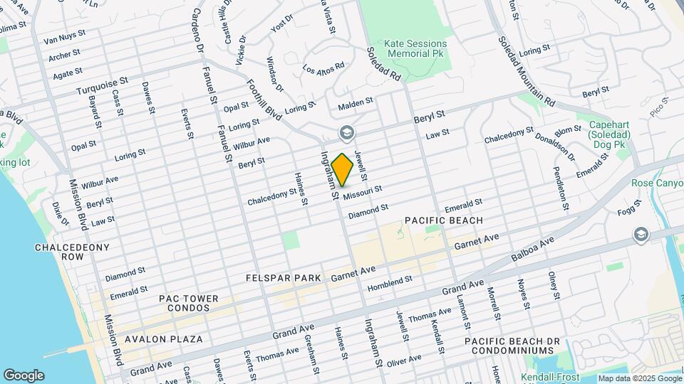 1618 Missouri St Map and Location Details