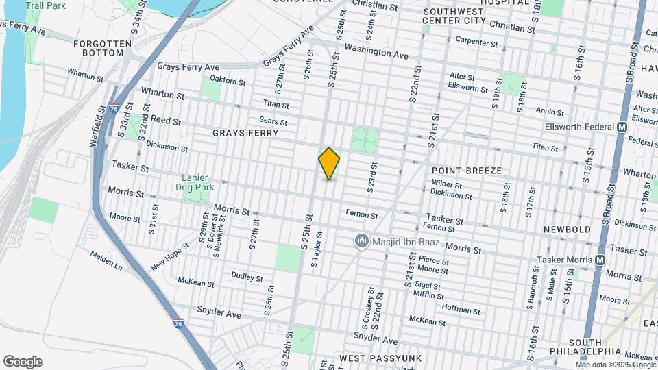1525 S Taylor St Mapa y Detalles de la Ubicación
