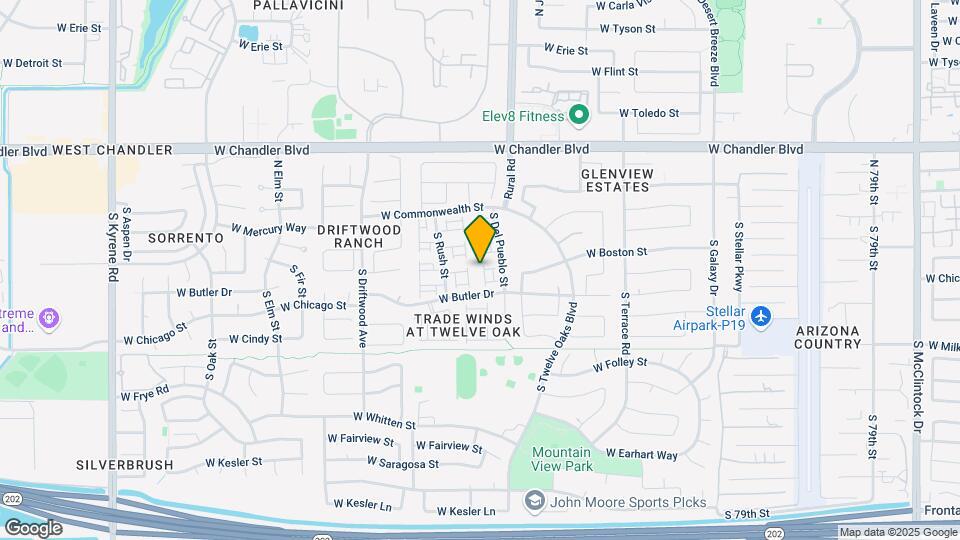 5074 W Jupiter Way Map and Location Details