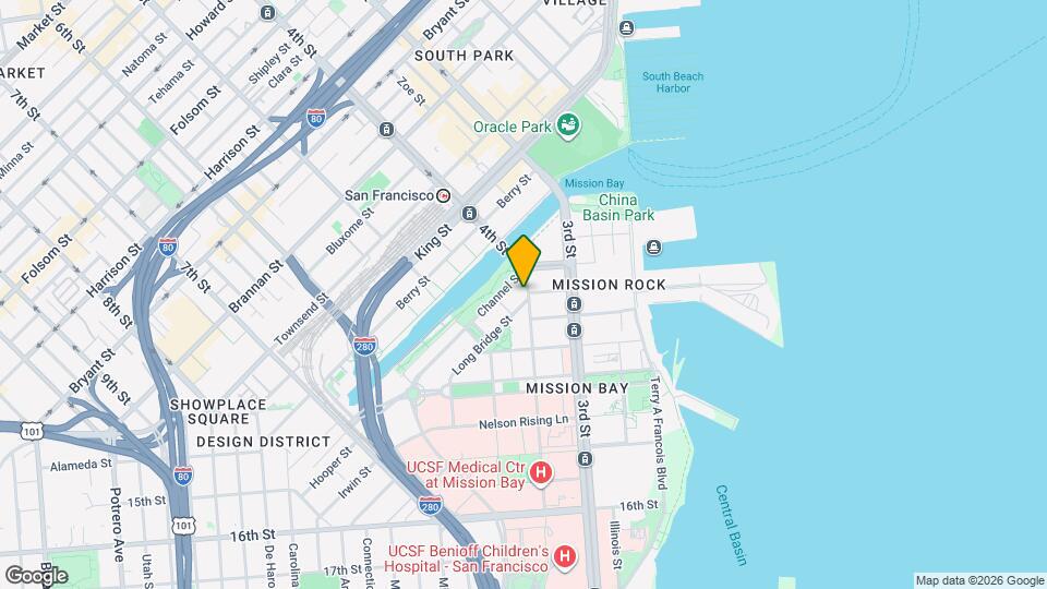 610 Long Bridge St, Unit 1 Map and Location Details