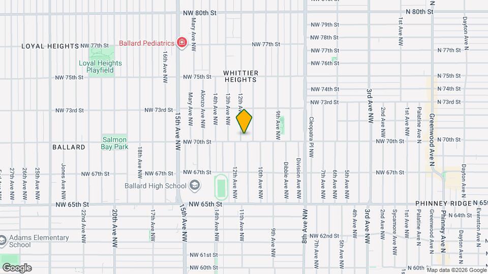 7006 12th Ave NW, Unit A Map and Location Details