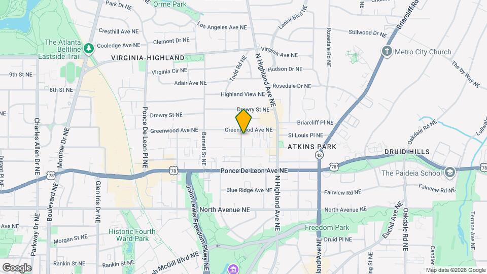 789 Frederica St NE Map and Location Details