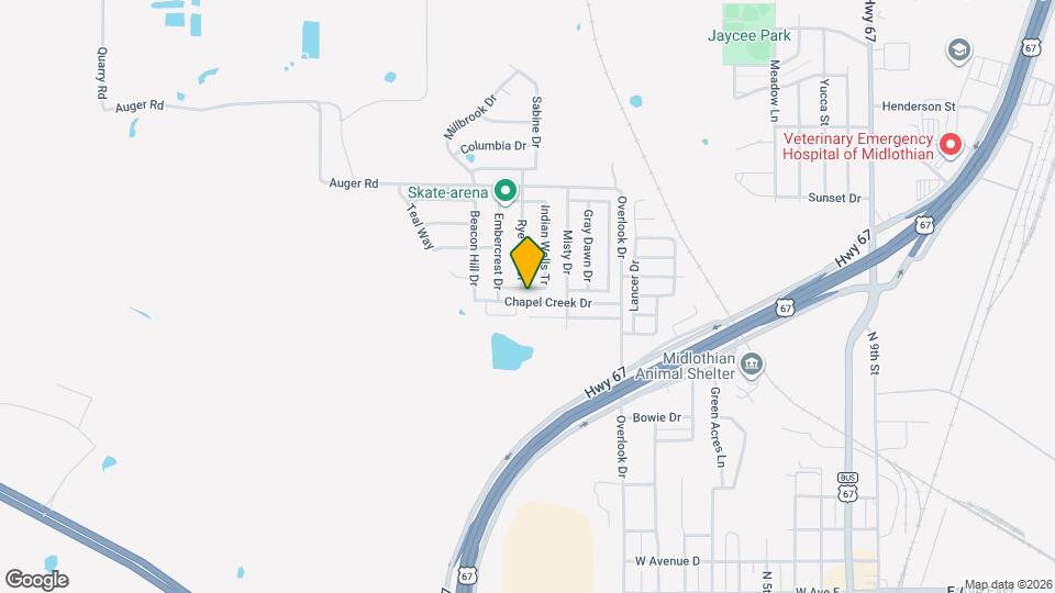 1214 Bayberry Way Map and Location Details