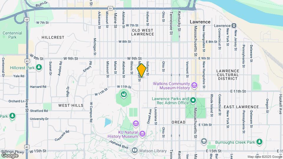 1014 Mississippi St Map and Location Details