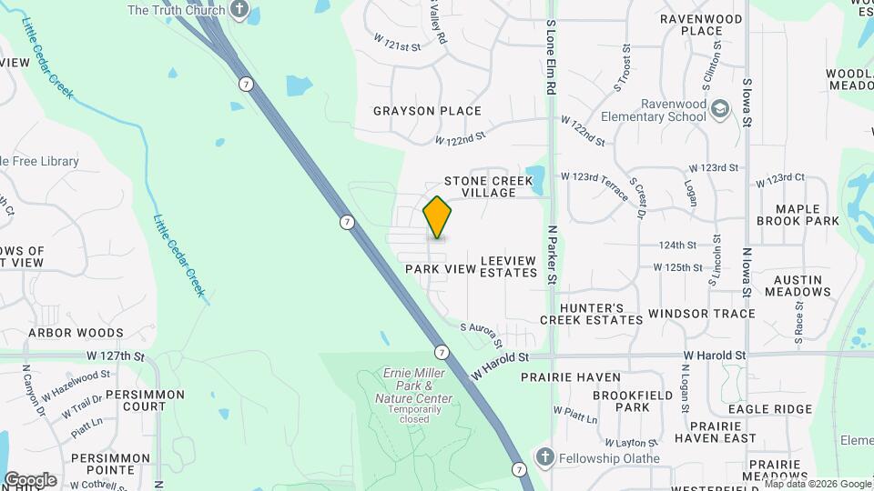 21961 W 124th Pl Map and Location Details