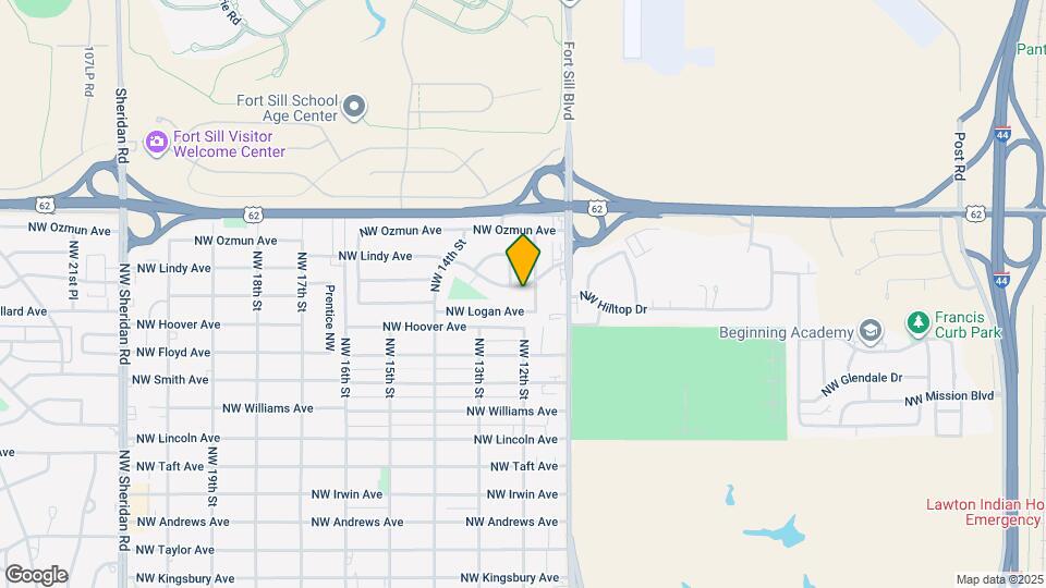 1204 NW Carroll Dr Map and Location Details