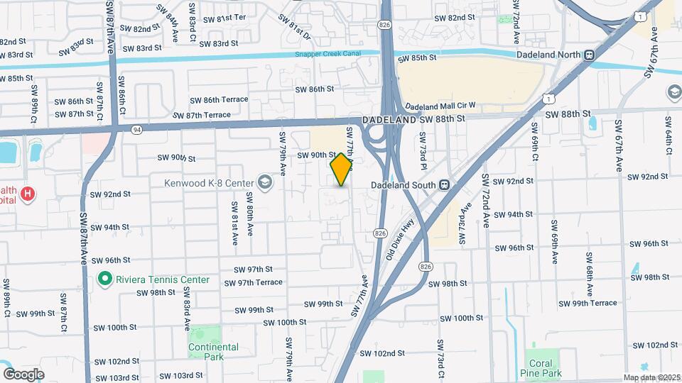9302 SW 77th Ave Map and Location Details