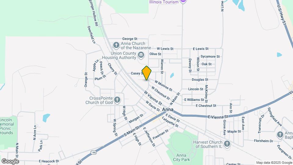 203 N Green St Map and Location Details