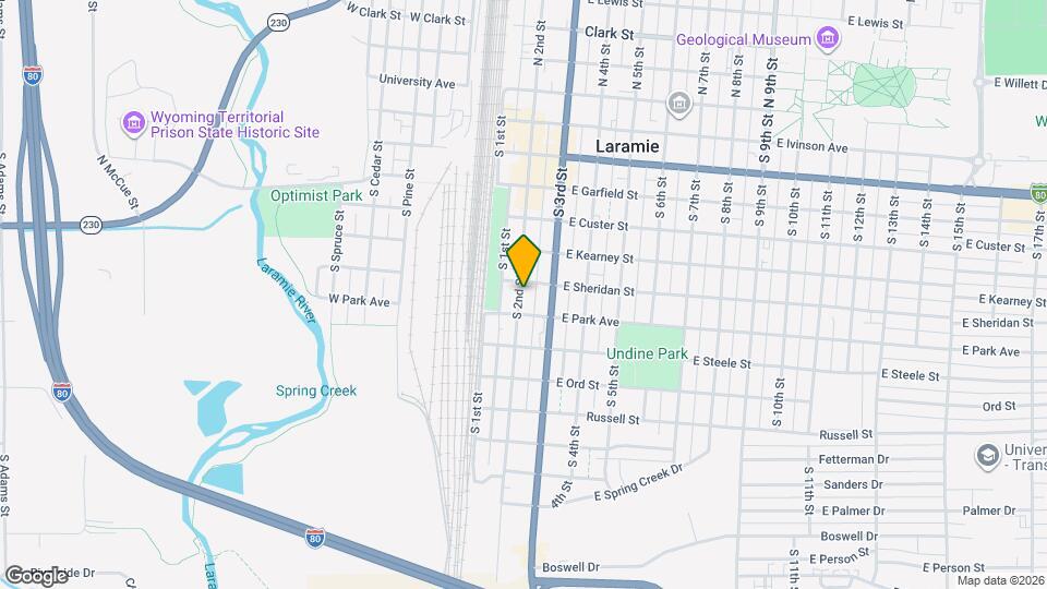 705 S 2nd St Map and Location Details