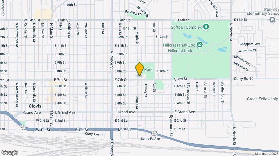 1102 E 7th St Map and Location Details