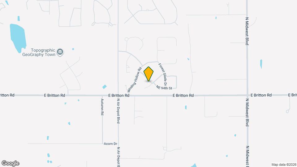 9417 Forest Dale Dr Map and Location Details