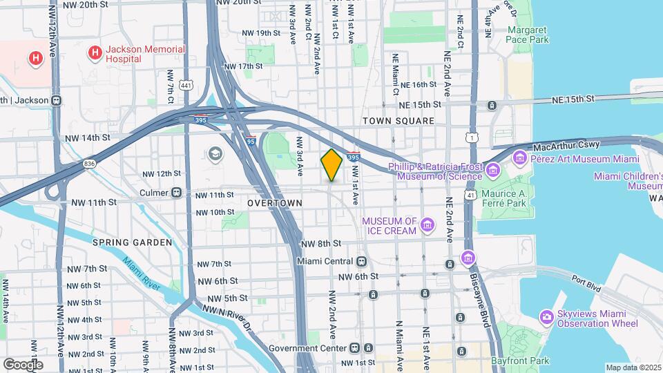 1109 NW 2nd Ave, Unit B2 Mapa y Detalles de la Ubicación
