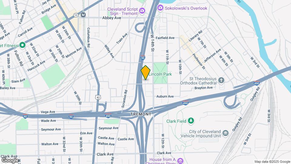 1426 Starkweather Ave Map and Location Details