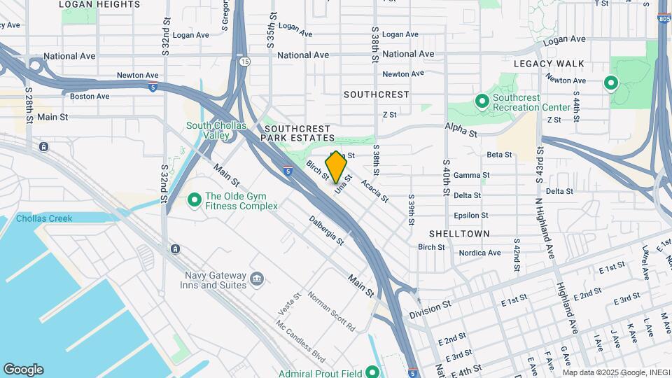 1702 Una St Map and Location Details