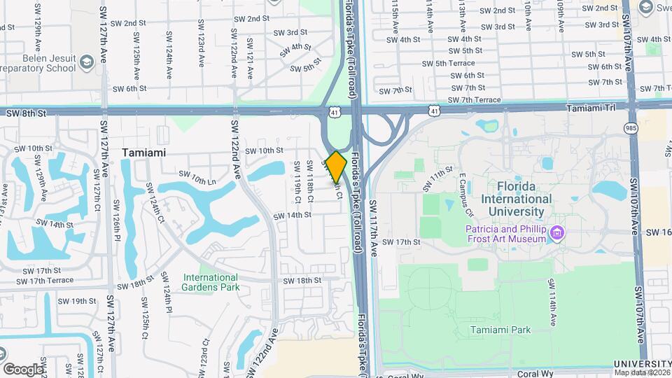 1440 SW 118th Ave Map and Location Details
