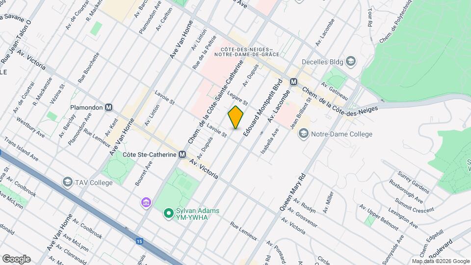 4570 Saint-Kévin Av Map and Location Details