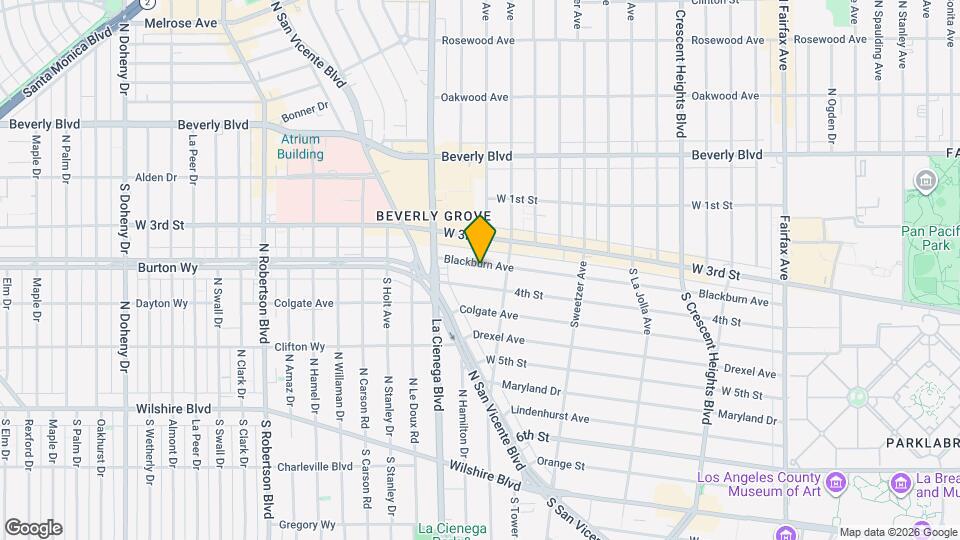 8434 Blackburn Ave Map and Location Details