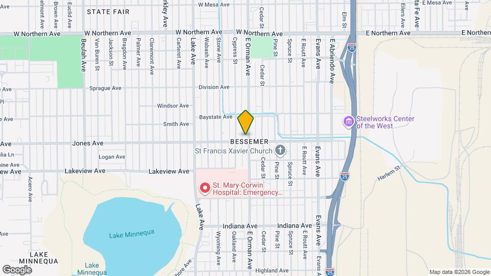1639 E Orman Ave Map and Location Details