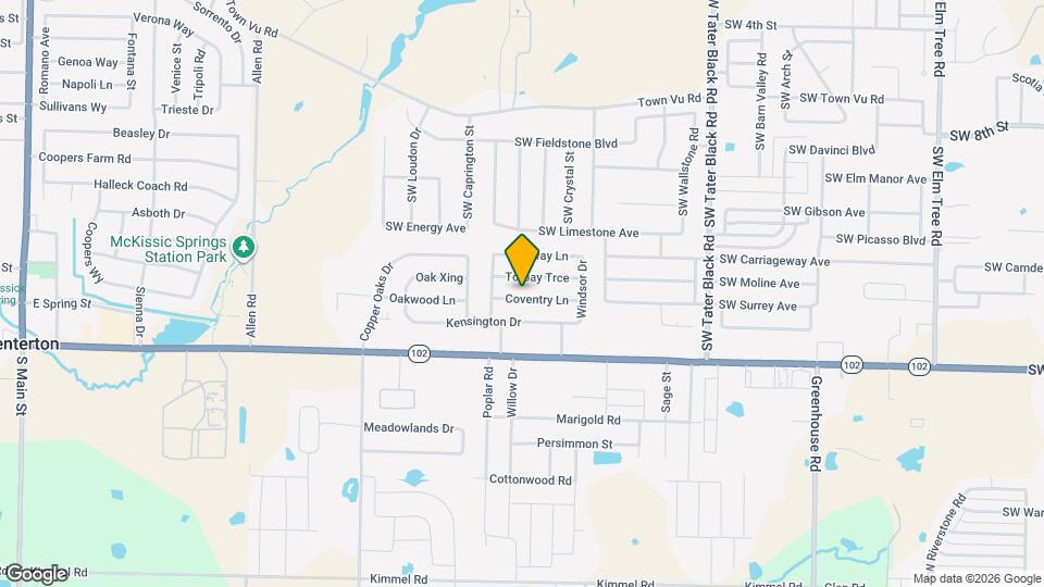 1161 Coventry Ln Map and Location Details