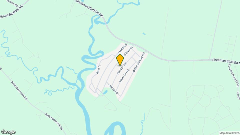 1201 Floyd Dr NE Map and Location Details
