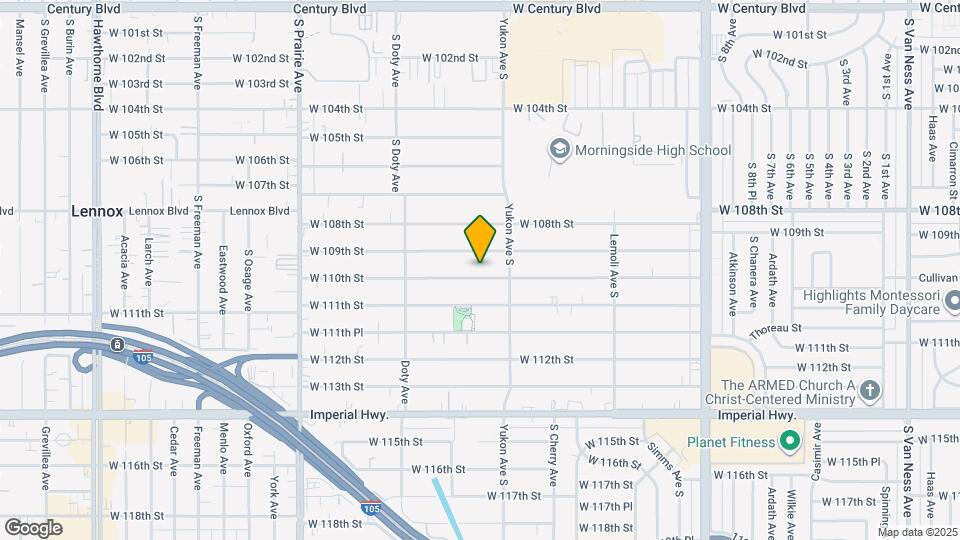 3635 W 110th St Map and Location Details