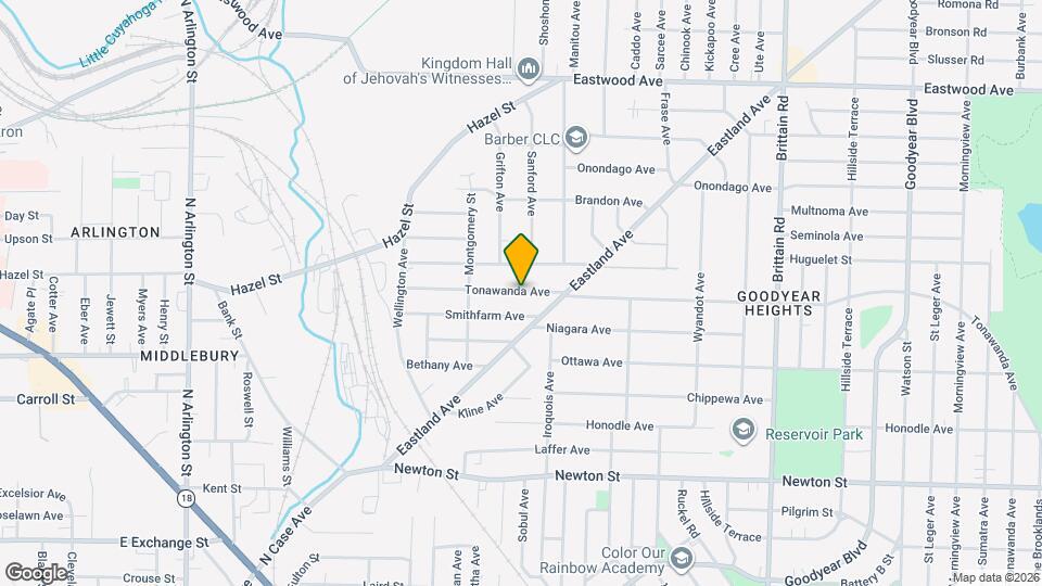 1168 Tonawanda Ave, Unit 1168 Map and Location Details