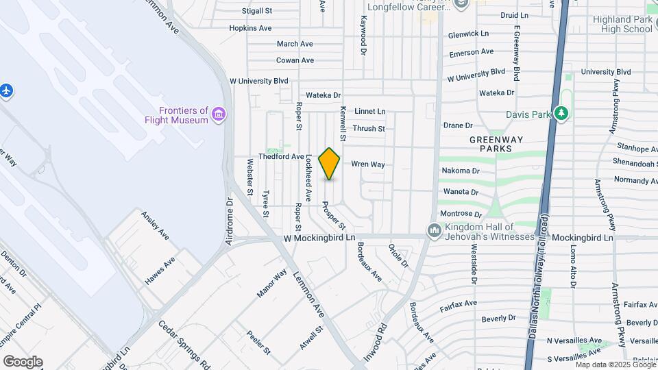 6632 Prosper St Map and Location Details