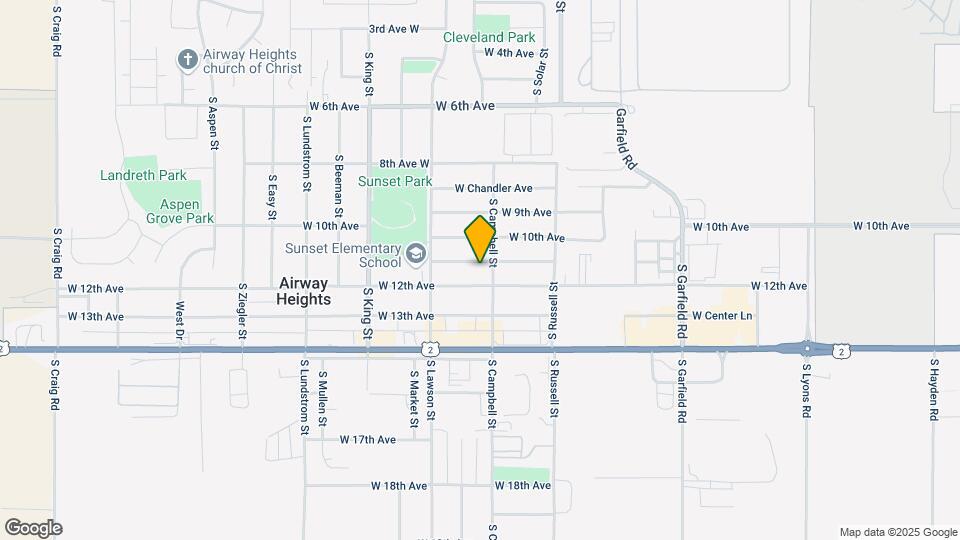 12607 W 11th Ave Map and Location Details
